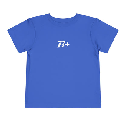 B+ Blood Type Toddler Tee — Cute Kids Short Sleeve Shirt