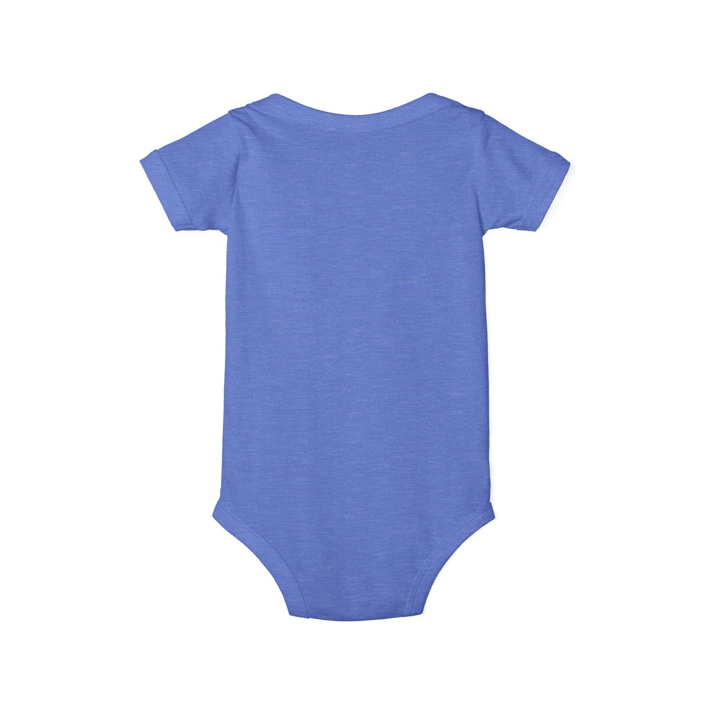 B+ Infant Bodysuit — Minimalist Baby One-Piece with Tiny Chest Graphic
