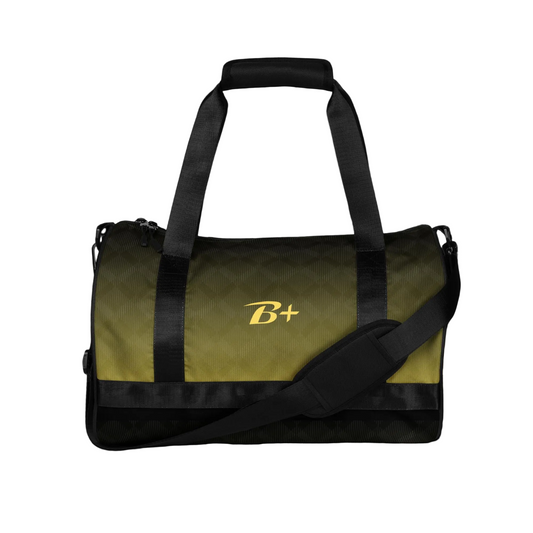 Black and Yellow Ombre Gym Bag
