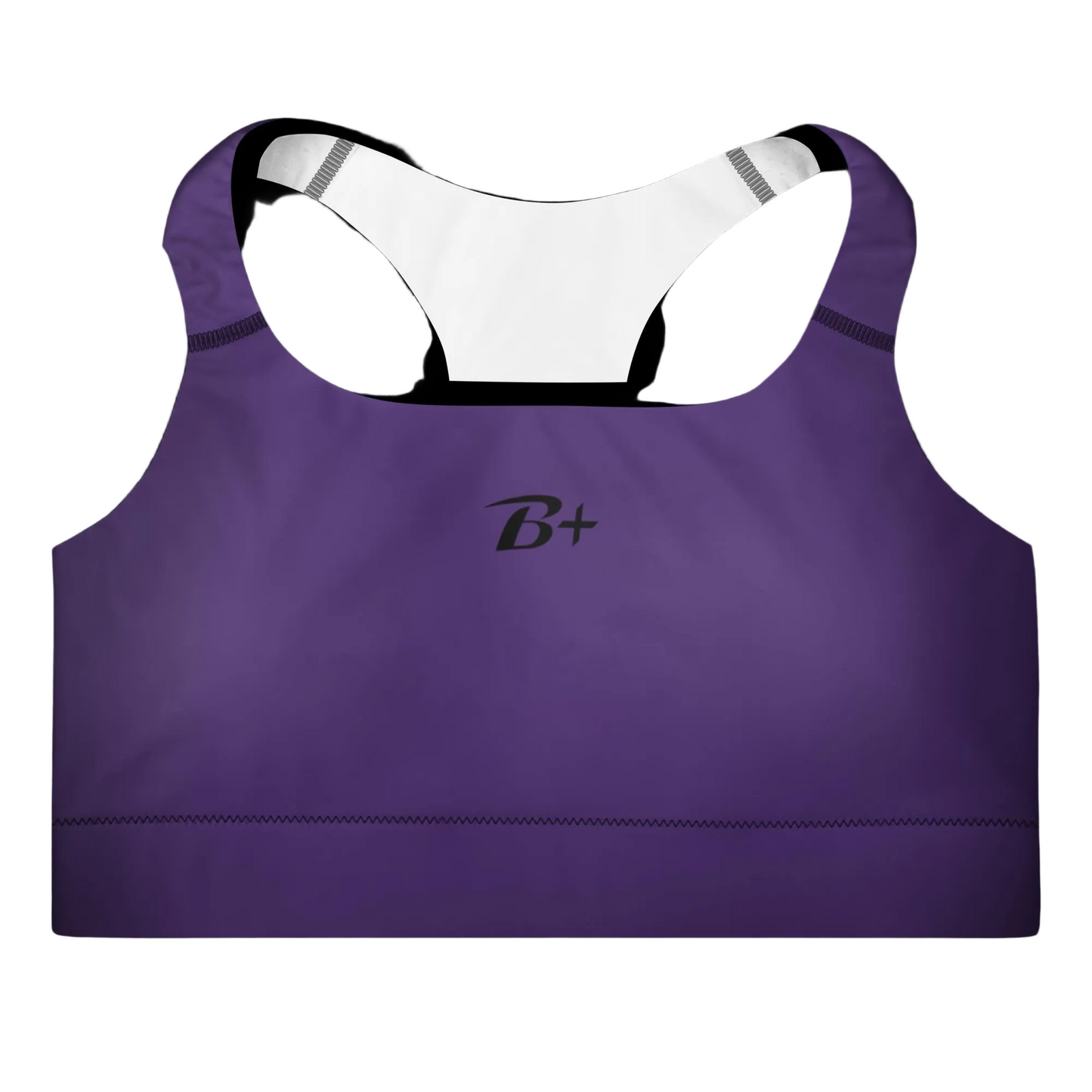 Purple Padded Sports Bra