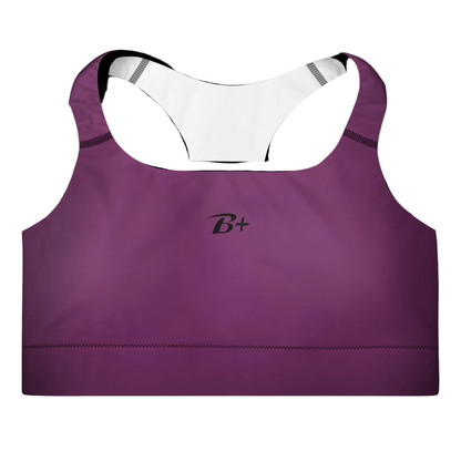 Plum Padded Sports Bra