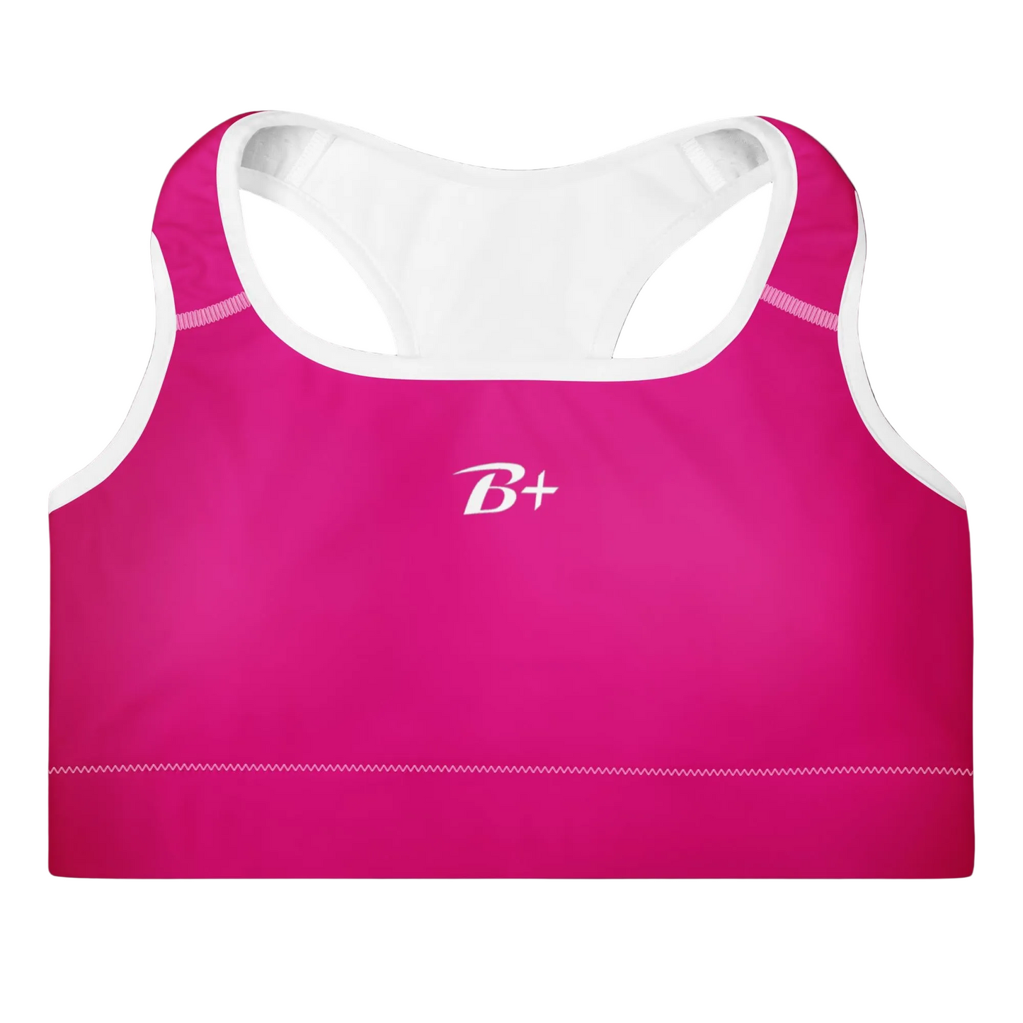 Pink Padded Sports Bra