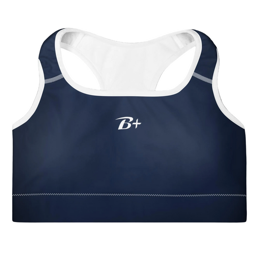 Navy Padded Sports Bra