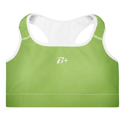 Lime Padded Sports Bra