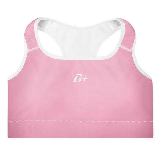 Baby Pink Padded Sports Bra