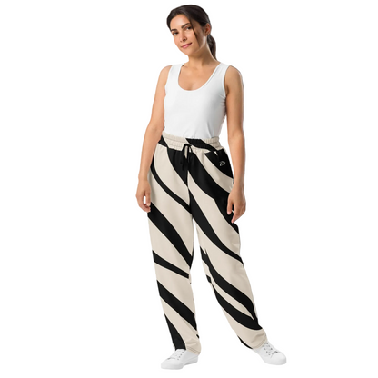 Zebra Wide-leg joggers