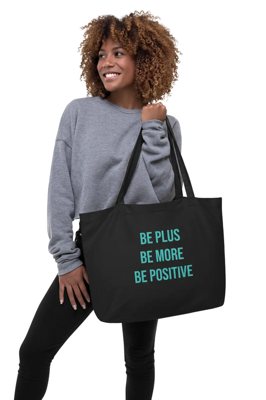 Large organic tote bag