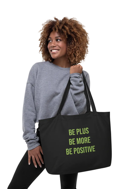 Large organic tote bag