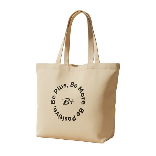 Large organic tote bag