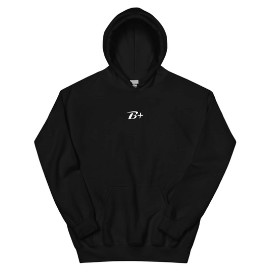 B+ Unisex Hoodie Plain Back