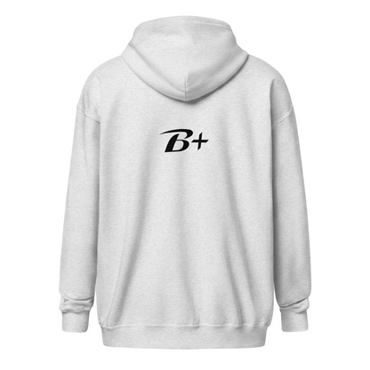 B Plus Logo Zip Hoodie