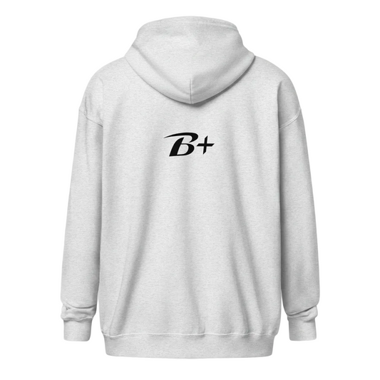 B Plus Logo Zip Hoodie