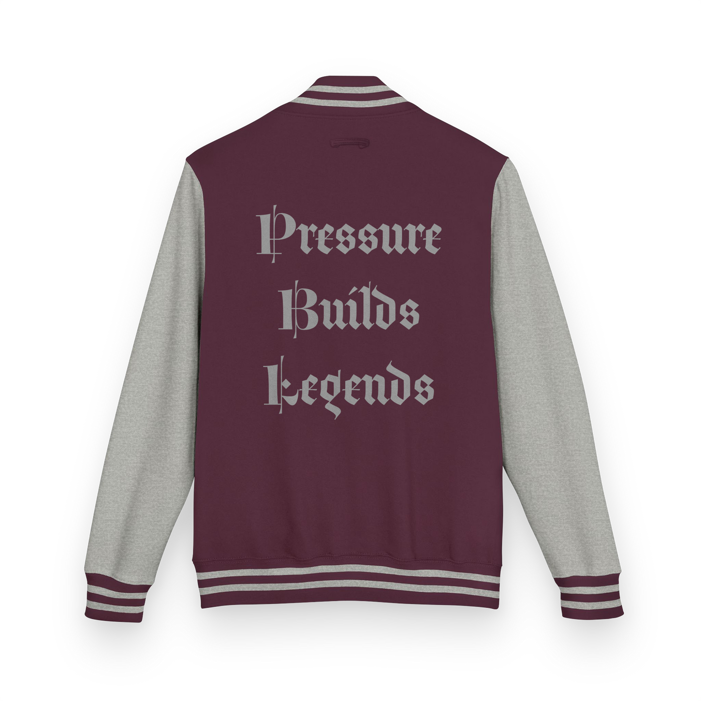Heavyweight letterman jacket