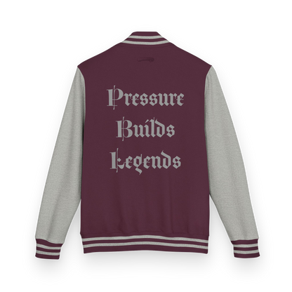 Heavyweight letterman jacket