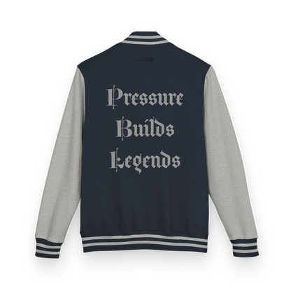 Heavyweight letterman jacket